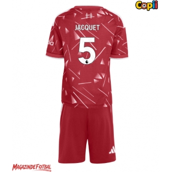 Liverpool Jeremy Jacquet #5 Echipament de Fotbal Replică 2026-27 Copii Acasa (+ Șorturi)